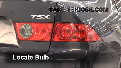 2008 Acura TSX 2.4L 4 Cyl. Luces Luz de reversa (reemplazar foco)